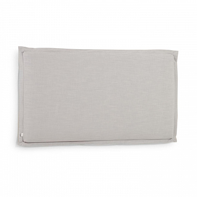 Изголовье La Forma лен серого цвета Tanit со съемным чехлом 206 x 106 см