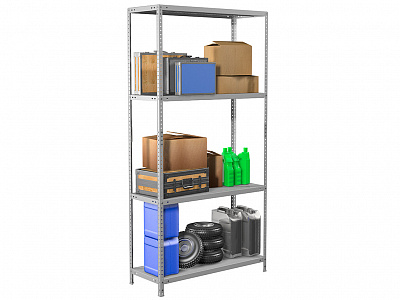 Стеллаж MS Standart 200KD/100x40/4 до 500 кг