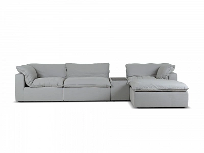 Диван OgogoHome Rivoli светло-серый 909274