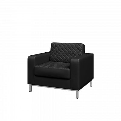 Кресло Pointex Авео (Aveo) AVE37510001 черный экокожа