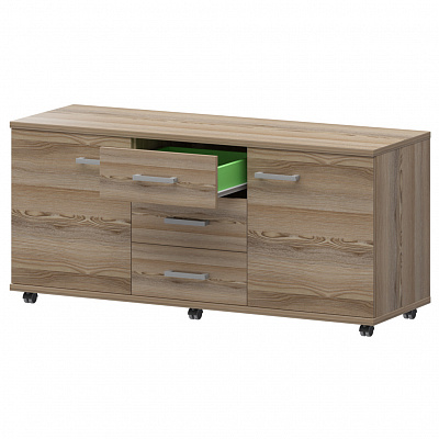 Греденция 1350*445 Программа Техно Аргентум НТ-350 Дуб сафари