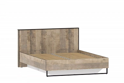 Двуспальная кровать с подъемным механизмом Фолк Silva НМ 011.55 Дуб Гранж Песочный